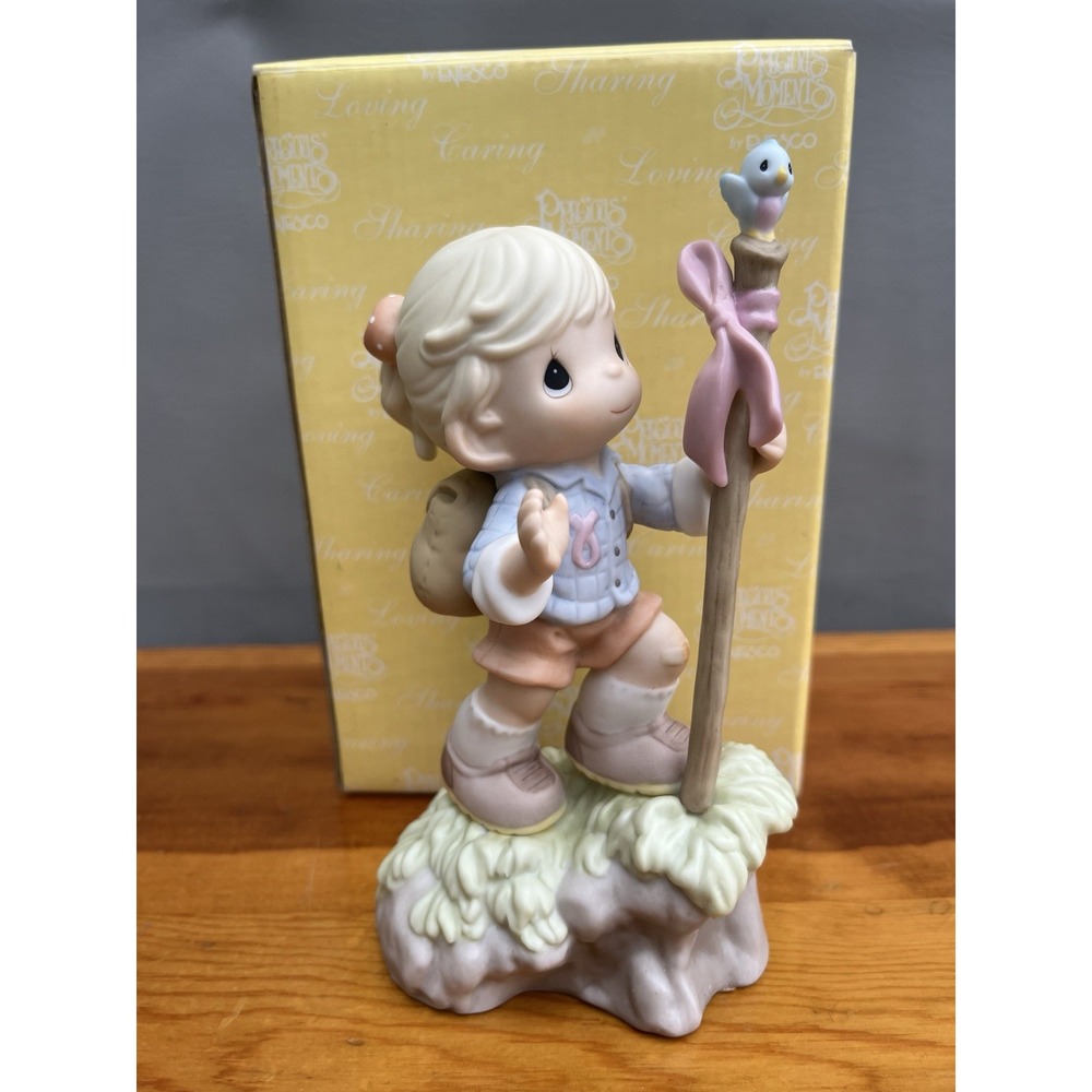 Precious Moments 104277 A Journey Of Hope-Y ME Figurine 2003 New in Original Box